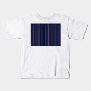 Navy pinstripe no. 2 Kids T-Shirt